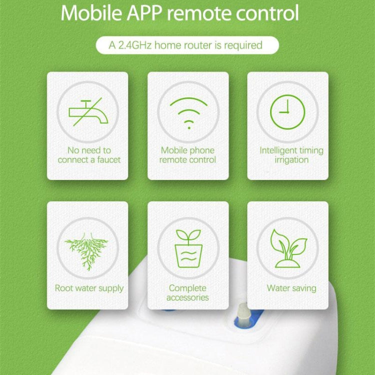 WD-01ADE WIFI Gardening Drip Irrigation Controller, Specification: Double Pump 20 Pots(UK Plug) - Watering & Irrigation by PMc TechLife | Online Shopping South Africa | PMc TechLife | Buy Now Pay Later Mobicred