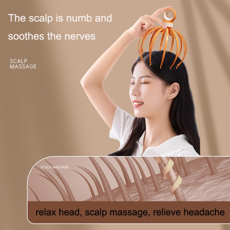 D18 Head Massager Relax Scalp Meridian Massager, Style: 18 Claw (Blue) - free shipping - PMC TechLife - Order now!