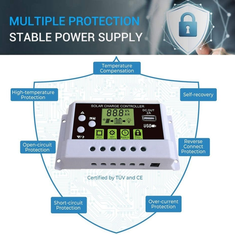 10A LED Smart Off-Grid System Lithium Battery Solar Street Light Charge Controller - Others by PMC Jewellery | Online Shopping South Africa | PMC Jewellery | Buy Now Pay Later Mobicred