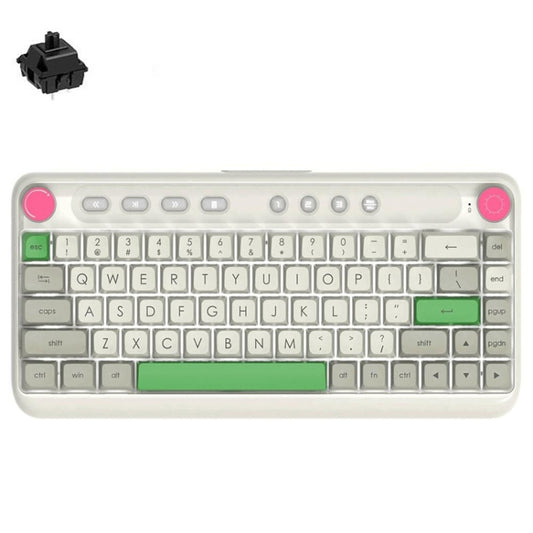 Ajazz B21 68 Keys Bluetooth Wired Mechanical Keyboard, Cable Length:1.6m(Black Shaft) - Wired Keyboard by Ajazz | Online Shopping South Africa | PMC Jewellery | Buy Now Pay Later Mobicred