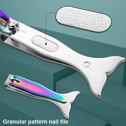 3 PCS Large Color Titanium Nail Clipper Gradient Mermaid Handle Nail Clipper Nail Art Tool - Nail Clipper by PMC Jewellery | Online Shopping South Africa | PMC Jewellery | Buy Now Pay Later Mobicred