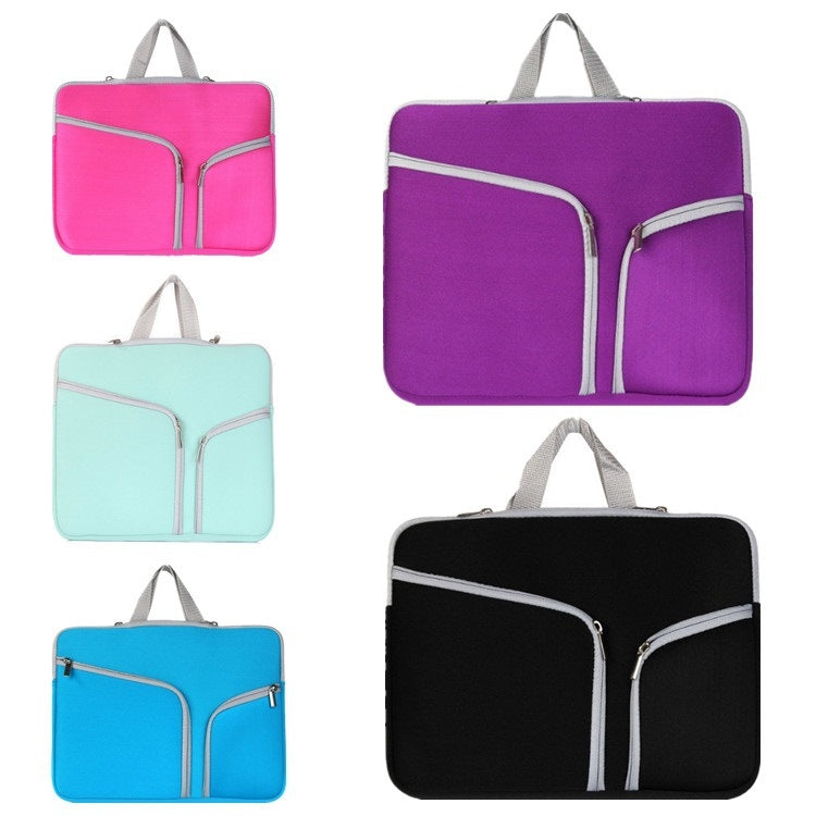 T228 Diving Material Computer Bag Multi-pocket Laptop Liner Bag, Size: 17 Inch(Mint Green) - 15.6 - 17 inch by PMC TechLife | Online Shopping South Africa | PMC TechLife | Buy Now Pay Later Mobicred