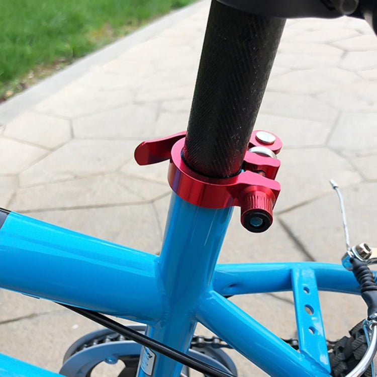 5 PCS Bicycle Accessories Quick Release Clip Road Bike Seatpost Clamp, Size: 34.9mm(Silver) - Pipe clamps by PMc TechLife | Online Shopping South Africa | PMc TechLife | Buy Now Pay Later Mobicred