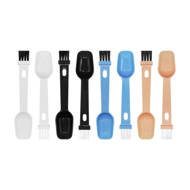 20 PCS Coffee Bean Grinder Spoon Grinder Cleaning Brush With Scale(Black Handle White Hair) - free shipping - PMC TechLife - Order now!