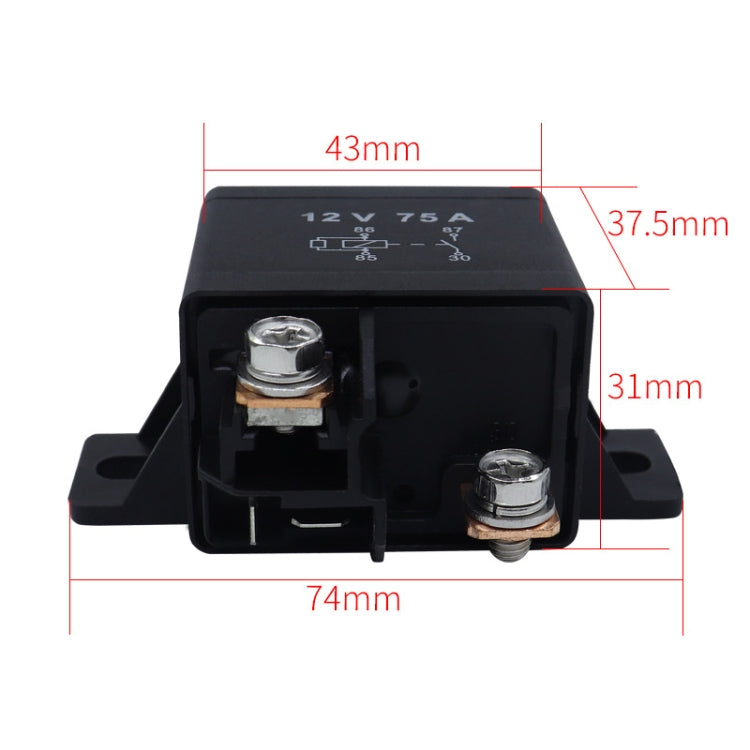 75A 12V24V 033200250 Forklift Relay Excavator Start Relay, Rated voltage: 12V - Relays by PMC TechLife | Online Shopping South Africa | PMC TechLife | Buy Now Pay Later Mobicred