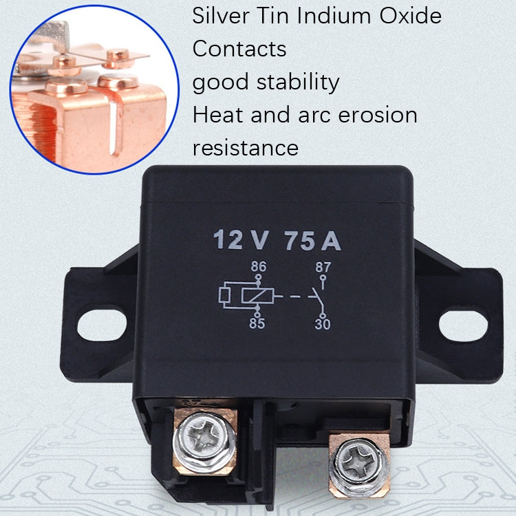 75A 12V24V 033200250 Forklift Relay Excavator Start Relay, Rated voltage: 12V - Relays by PMC TechLife | Online Shopping South Africa | PMC TechLife | Buy Now Pay Later Mobicred