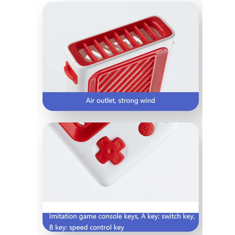 PROFAN XH008 USB Hanging Game Console Shape Fan with Bracket, Style: Building Blocks (Red) - free shipping - PMC Jewellery - Order now!