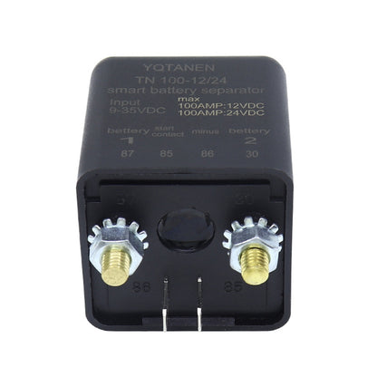 YQTANEN Small Volume Wide Voltage Dual Battery Isolator, Current: 100A - Relays by PMC Jewellery | Online Shopping South Africa | PMC Jewellery | Buy Now Pay Later Mobicred