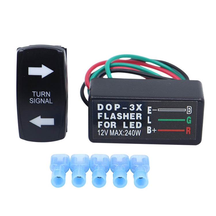 3 In 1 DOP-3X Motorcycle Flash LED Turning Light Controller - free shipping - PMC TechLife - Order now!