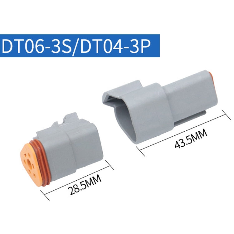 4 PCS DT04-3P / DT06-3S With Copper Car Waterproof Connector Conductive Connection Terminal - Booster Cable & Clip by PMC TechLife | Online Shopping South Africa | PMC TechLife | Buy Now Pay Later Mobicred