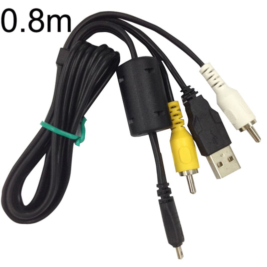 20 PCS 8Pin SLR Camera Cable USB Data Cable For Nikon UC-E6, Length: 0.8m With AV -  by PMC Jewellery | Online Shopping South Africa | PMC Jewellery | Buy Now Pay Later Mobicred