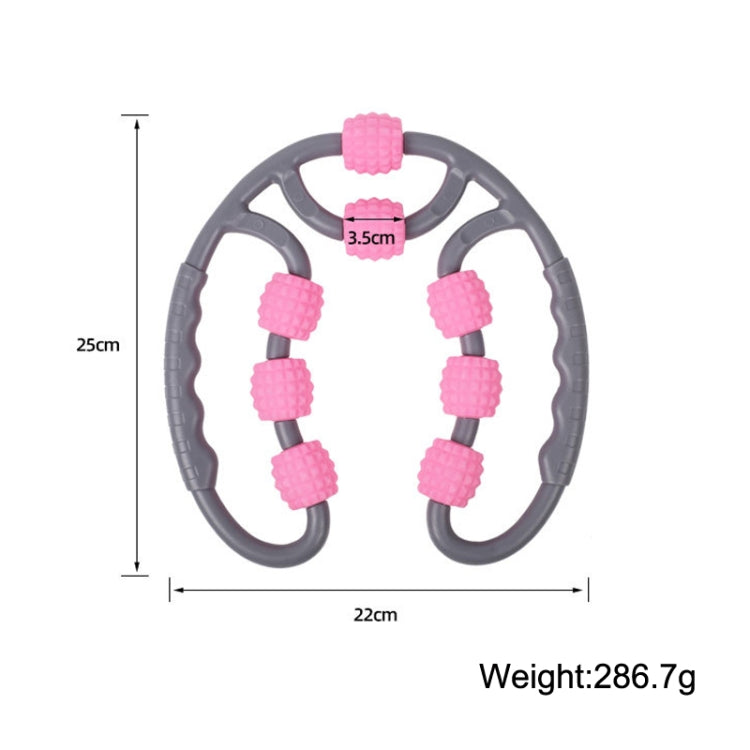 Eight Round Yoga Training Roller Ring-Shaped Leg Massager(Purple) - free shipping - PMC TechLife - Order now!