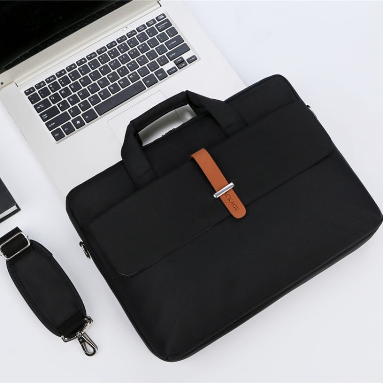 Multifunctional Wear-resistant Shoulder Handheld Laptop Bag, Size: 13 - 13.3 inch(Black) - 13.3 inch by PMC Jewellery | Online Shopping South Africa | PMC Jewellery | Buy Now Pay Later Mobicred