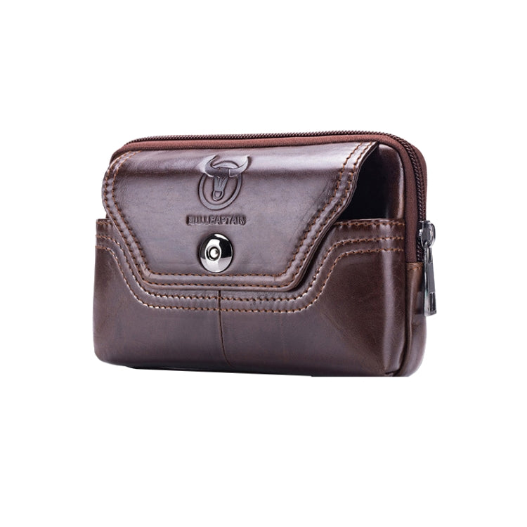 BULL CAPTAIN  Leather Multifunctional Waist Bag For Men(Brown-04) - free shipping - PMC TechLife - Order now!