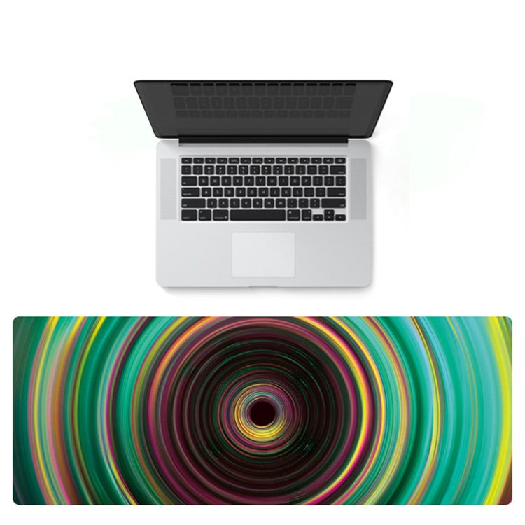 400x900x5mm Locked Large Desk Mouse Pad(7 Waves) - Mouse Pads by PMC Jewellery | Online Shopping South Africa | PMC Jewellery | Buy Now Pay Later Mobicred