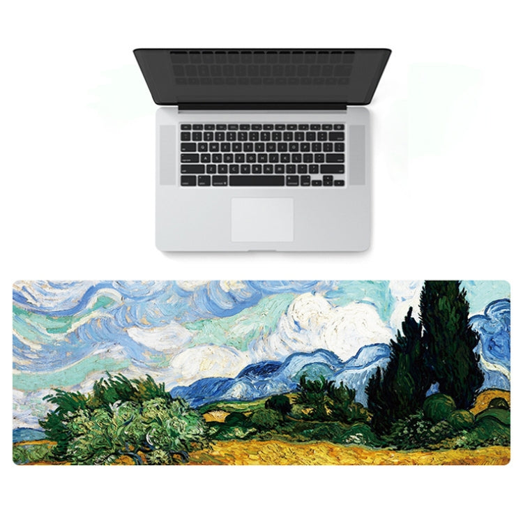 400x900x5mm Locked Am002 Large Oil Painting Desk Rubber Mouse Pad(Scarecrow) - Mouse Pads by PMC Jewellery | Online Shopping South Africa | PMC Jewellery | Buy Now Pay Later Mobicred