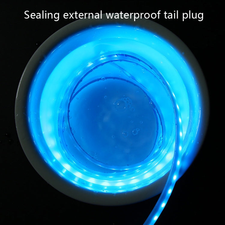 Car LED Streamer Decorative Hood Atmosphere Lights, Style: Monochrome Ice Blue Light(1.8m) - Decorative Lights by PMC TechLife | Online Shopping South Africa | PMC TechLife | Buy Now Pay Later Mobicred