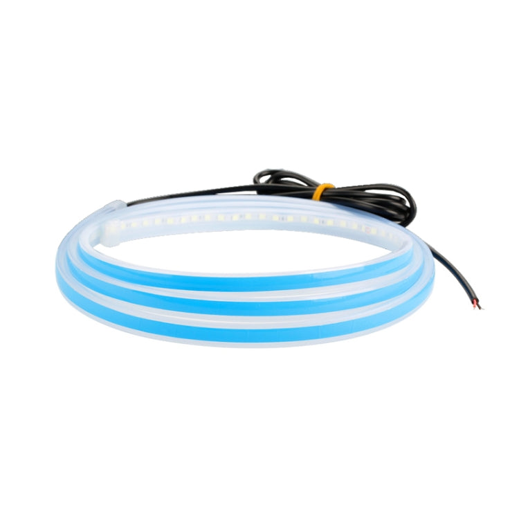 Car LED Streamer Decorative Hood Atmosphere Lights, Style: Monochrome Blue Light(1.8m) - Decorative Lights by PMC Jewellery | Online Shopping South Africa | PMC Jewellery | Buy Now Pay Later Mobicred