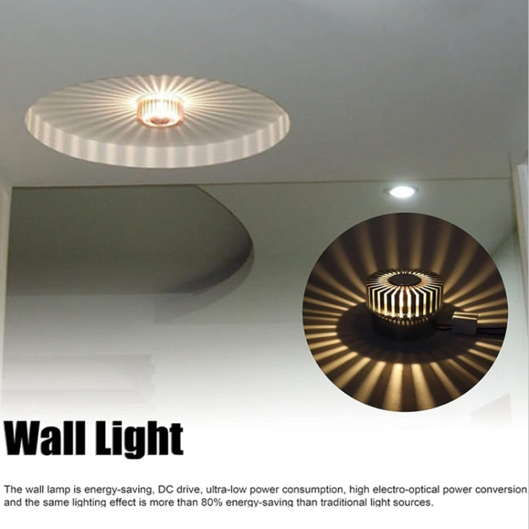 LED Aluminum Aisle Light Sunflower Corridor Lamp Decorative Light, Power source: Visible Installation 3W(Green) - Novelty Lighting by PMC TechLife | Online Shopping South Africa | PMC TechLife | Buy Now Pay Later Mobicred