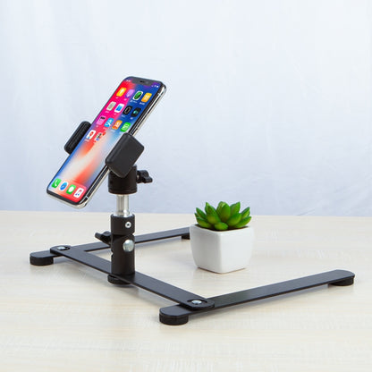 360 Degree Adjustable Metal Overhead Base Desktop Phone Holder,Style: Base+PTZ+Phone Clip - Stand by PMC Jewellery | Online Shopping South Africa | PMC Jewellery | Buy Now Pay Later Mobicred