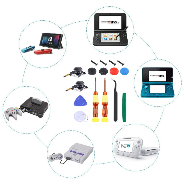 Joy-Con 3D Joystick Repair Screwdriver Set Gamepads Disassembly Tool For Nintendo Switch, Series: 10 In 1 - Tools by PMC TechLife | Online Shopping South Africa | PMC TechLife | Buy Now Pay Later Mobicred
