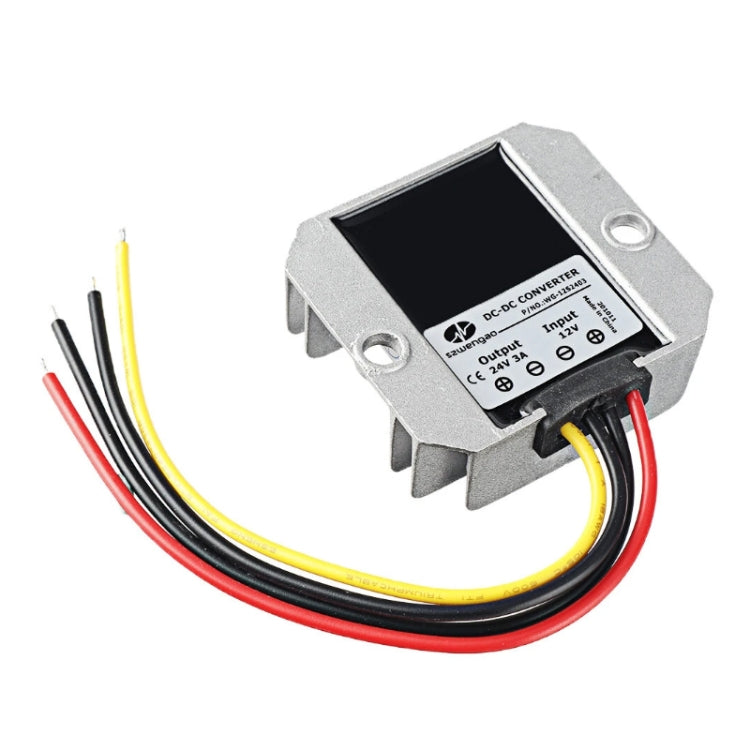 72W 12V To 24V 3A Waterproof Car Voltage Regulator(WG-12S2403) - Others by PMC TechLife | Online Shopping South Africa | PMC TechLife | Buy Now Pay Later Mobicred