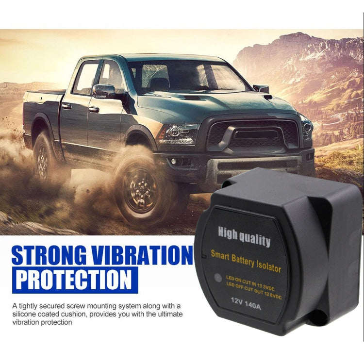 12V 140A Route Yacht Off-Road Car Beach Car Double Battery System Voltage Sensitive Relay - free shipping - PMC TechLife - Order now!