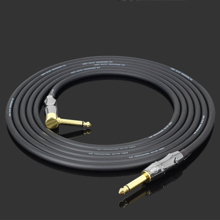 KGR Guitar Cable Keyboard Drum Audio Cable, Specification: 3m(Elbow Straight Jack) - Instrument Audio Cables by KGR | Online Shopping South Africa | PMC Jewellery | Buy Now Pay Later Mobicred