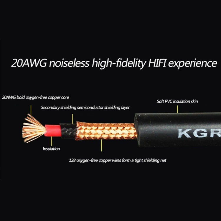 KGR Guitar Cable Keyboard Drum Audio Cable, Specification: 10m(Elbow Straight Jack) - Instrument Audio Cables by KGR | Online Shopping South Africa | PMC TechLife | Buy Now Pay Later Mobicred