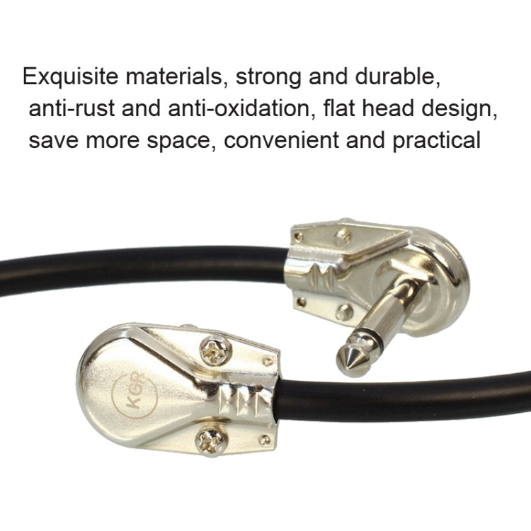 KGR Guitar Cables Guitar Effect Pedal Instrument Patch Cable, Specification: 1.5m - Instrument Audio Cables by KGR | Online Shopping South Africa | PMC TechLife | Buy Now Pay Later Mobicred