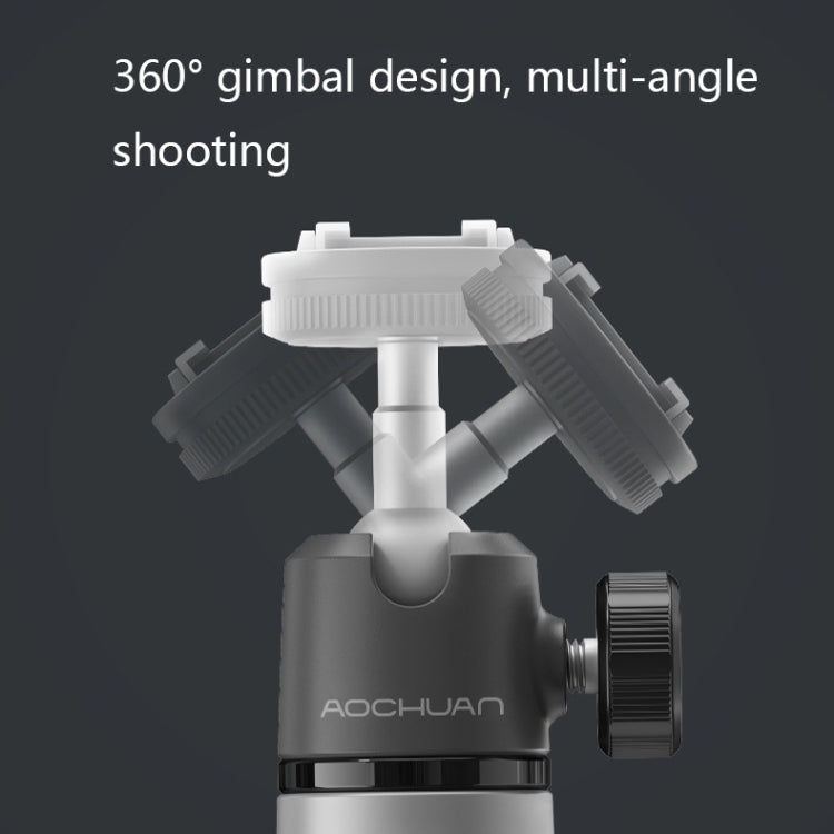 AOCHUAN MT-08 Telescopic Folding Mini Selfie Tripod - Selfie Sticks by AOCHUAN | Online Shopping South Africa | PMC TechLife | Buy Now Pay Later Mobicred