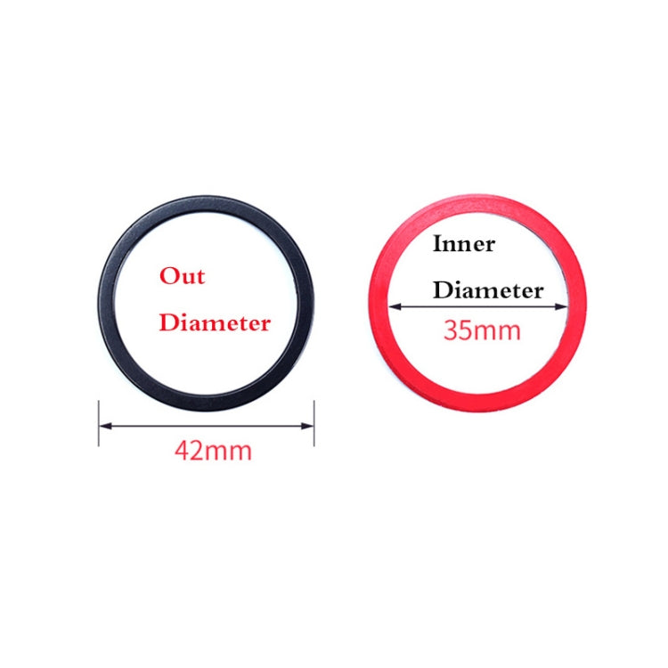 10 PCS FMFXTR Bicycle BB Middle Shaft Flying Wheel Cushion, Thickness: 2mm (Red) - Cap Component by FMFXTR | Online Shopping South Africa | PMc TechLife | Buy Now Pay Later Mobicred