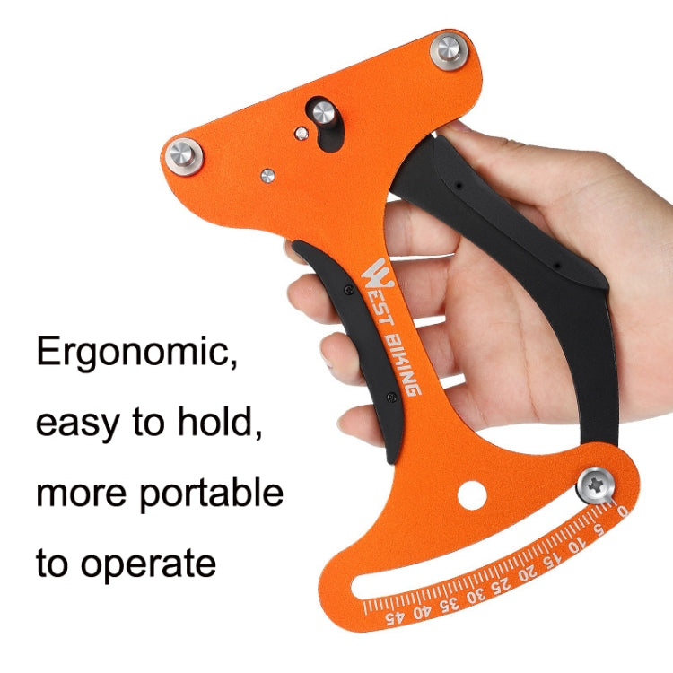 WEST BIKING Bicycle Spoke Tension Meter Rim Tensioner Calibrator(Orange) - Maintenance tools by WEST BIKING | Online Shopping South Africa | PMc TechLife | Buy Now Pay Later Mobicred