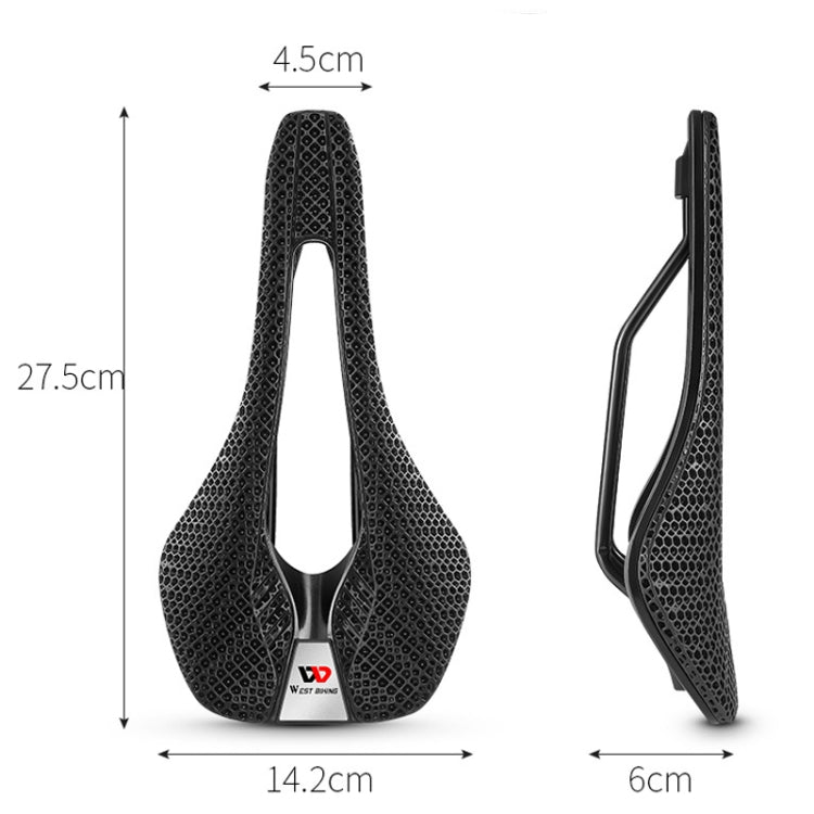 WEST BIKING YP0801130 Bicycle Comfort Honeycomb Seat Cushion(Black) - free shipping - PMc TechLife - Order now!