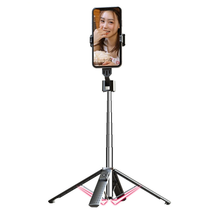 Mobile Phone Live Bracket Bluetooth Telescopic Selfie Tripod, High: 100CM (Stainless Steel) - Selfie Sticks by PMC Jewellery | Online Shopping South Africa | PMC Jewellery