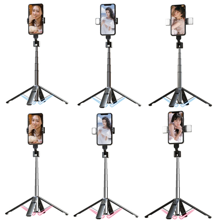 Mobile Phone Live Bracket Bluetooth Telescopic Selfie Tripod, High: 100CM (Stainless Steel) - free shipping - PMC TechLife - Order now!
