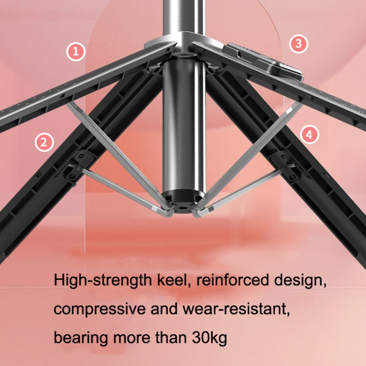 Mobile Phone Live Bracket Bluetooth Telescopic Selfie Tripod, High: 100CM (Stainless Steel) - free shipping - PMC TechLife - Order now!
