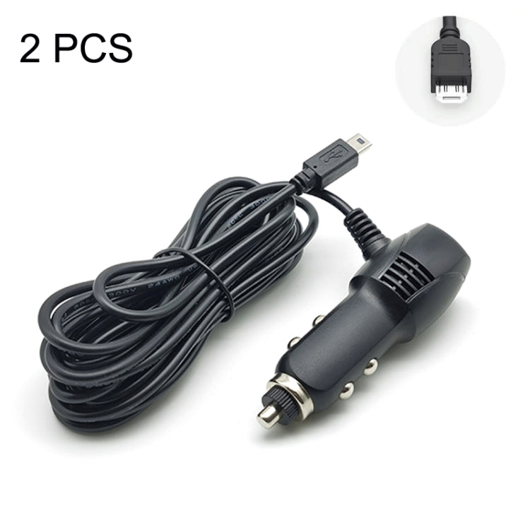 2 PCS Car Charger Driving Recorder Supply Line, Style: 1A+2A(Android Straight Head) - Cables & Connectors by PMC TechLife | Online Shopping South Africa | PMC TechLife | Buy Now Pay Later Mobicred