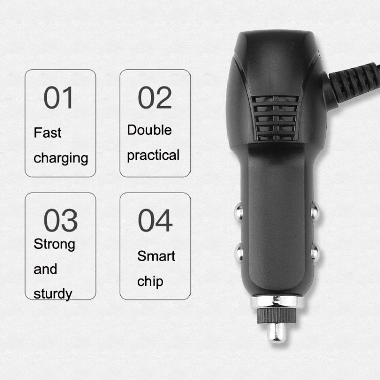2 PCS Car Charger Fast Charging Driving Recorder Supply Line, Style: 1A+2A(Android Right Bend) - Cables & Connectors by PMC TechLife | Online Shopping South Africa | PMC TechLife | Buy Now Pay Later Mobicred