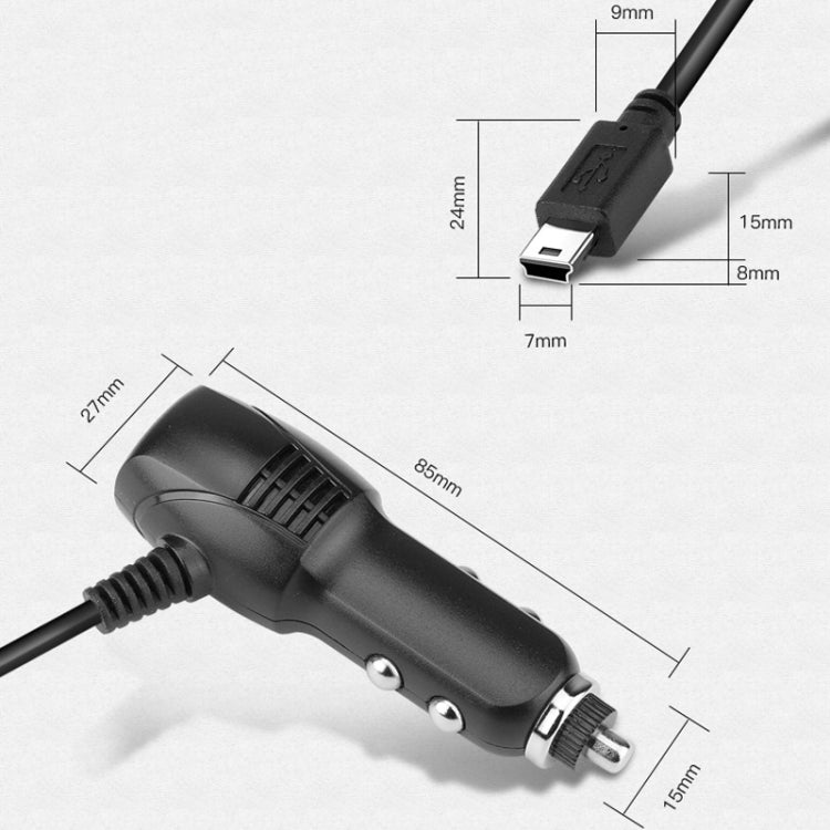 2 PCS Car Charger Fast Charging Driving Recorder Supply Line, Style: 1.5A+2.4A(Android Right Bend) - Cables & Connectors by PMC TechLife | Online Shopping South Africa | PMC TechLife | Buy Now Pay Later Mobicred