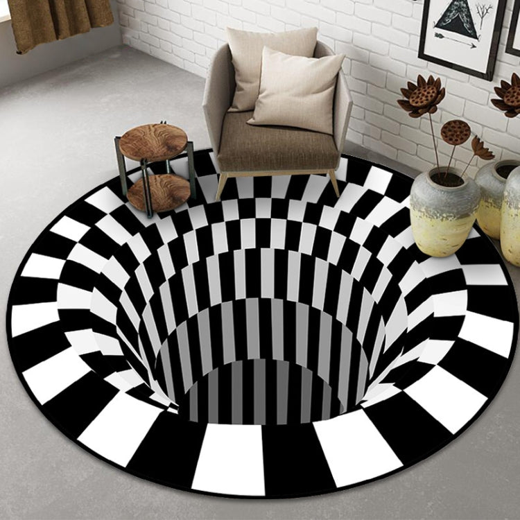 3D Illusion Stereo Vision Carpet Living Room Floor Mat, Size: 60x60cm(Round Vision 1) - Mats by PMC Jewellery | Online Shopping South Africa | PMC Jewellery