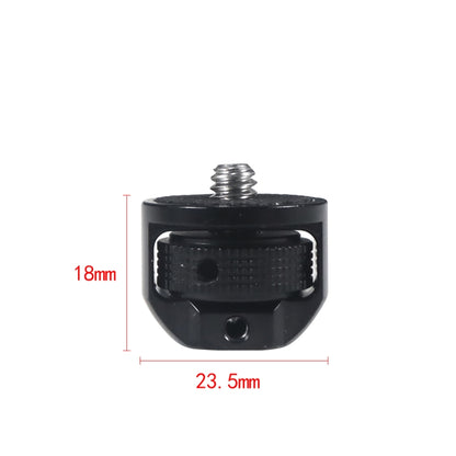 Camera Conversion Screw 1/4 Inch  Adapter for DJI Pocket2 /Insta360 ONE X2(Black) - Screws by PMC Jewellery | Online Shopping South Africa | PMC Jewellery | Buy Now Pay Later Mobicred