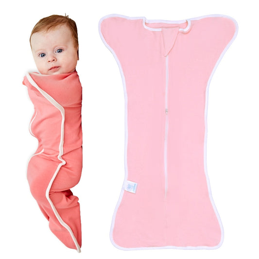 Insular Baby Cotton Quilt Newborn Swaddle Sleeping Bag Blanket, Size: 60cm For 0-3 Months(Pink) - Sleeping Bag by Insular | Online Shopping South Africa | PMC Jewellery | Buy Now Pay Later Mobicred