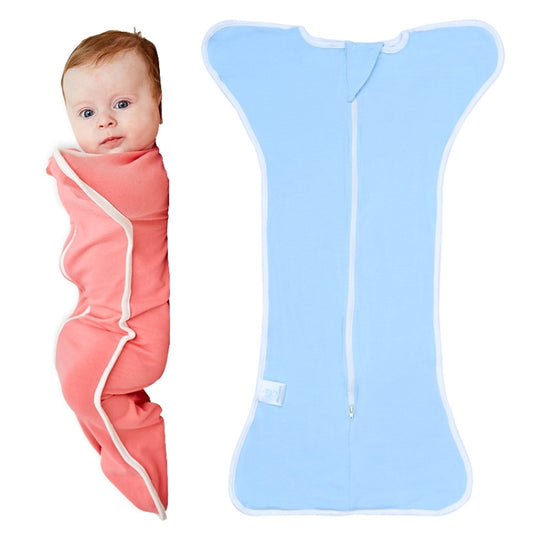 Insular Baby Cotton Quilt Newborn Swaddle Sleeping Bag Blanket, Size: 60cm For 0-3 Months(Blue) - Sleeping Bag by Insular | Online Shopping South Africa | PMC Jewellery | Buy Now Pay Later Mobicred