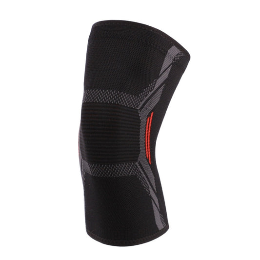 Nylon Sports Protective Gear Four-Way Stretch Knit Knee Pads, Size: M(Black Red) - Sports Safety by PMC Jewellery | Online Shopping South Africa | PMC Jewellery | Buy Now Pay Later Mobicred