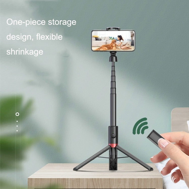 AB403 Live Broadcast Landing Integrated Telescopic Mobile Phone Triangle Bracket(Black) - Selfie Sticks by PMC TechLife | Online Shopping South Africa | PMC TechLife
