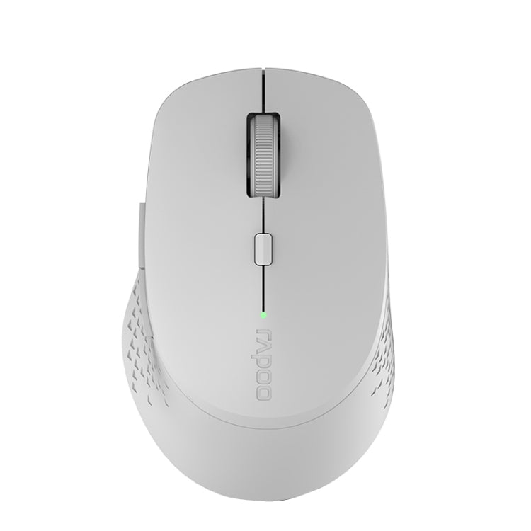 Rapoo M300G 1600DPI 3 Keys Laptop Office Silent Wireless Bluetooth Mouse(Light Gray) - Wireless Mice by Rapoo | Online Shopping South Africa | PMC Jewellery | Buy Now Pay Later Mobicred