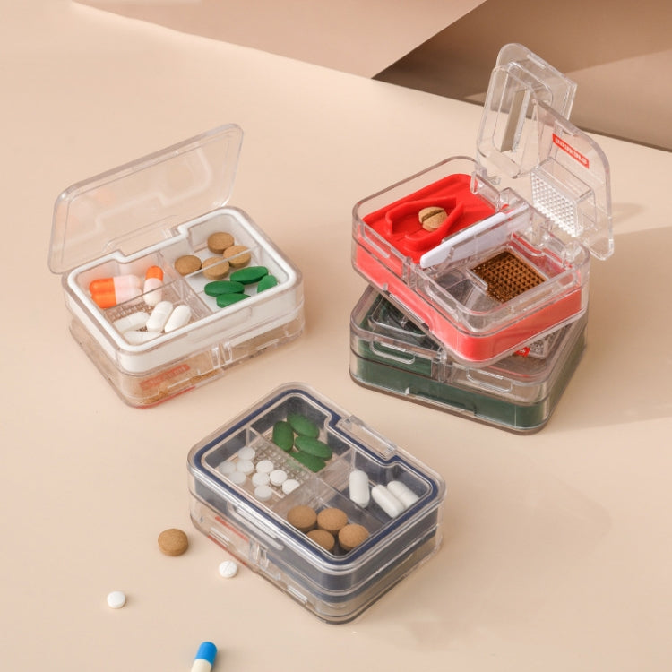 Imakara Mini Square Portable Sealed Medicine Cutter Dispenser Box(Green) - free shipping - PMC TechLife - Order now!
