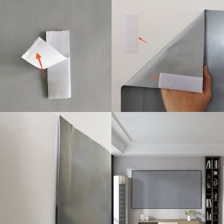 Folding Metal Anti-Light HD Projection Curtain, Size: 84 inch 16:9 186x105cm - Film Curtains by PMC TechLife | Online Shopping South Africa | PMC TechLife