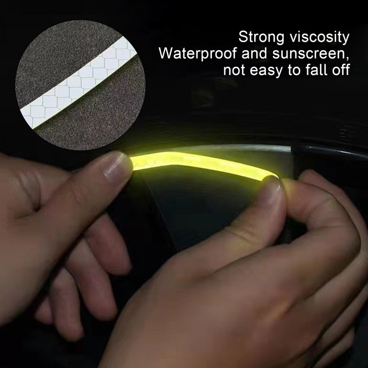 20pcs /Set Car Wheel Reflective Stickers 3D Personal Decoration Tire Warning Stickers(Fluorescence) - Decorative Strip by PMC TechLife | Online Shopping South Africa | PMC TechLife